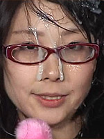 Japanese journalism student showered with cum on live tv