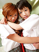 Naked Japanese school girls are twin sisters